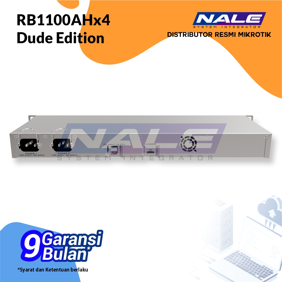 SLOTNE - RB1100AHx4 Dude Edition - 02 Mikrotik Router RB1100AHx4 Dude Edition - Gambar 2