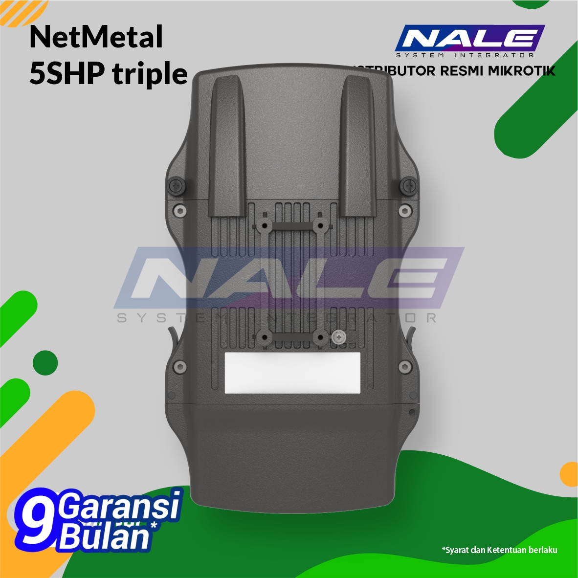 SLOTNE - NetMetal 5SHP triple - 02 Mikrotik NetMetal 5SHP triple - Gambar 2