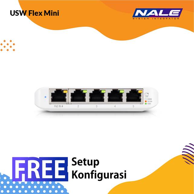 USW Flex Mini-2 UniFi Switch Flex Mini - Gambar 2