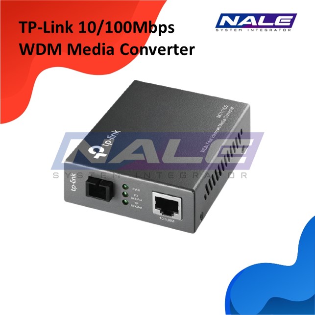 Item - 3 TP-Link 10/100Mbps WDM Media Converter (MC111CS) - Gambar 1